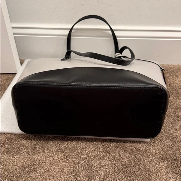 Kate Spade Sawyer Street Large Tote bag gray and black leather - Picture 5 of 9